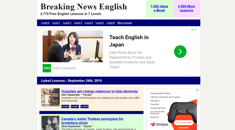 Breaking English News