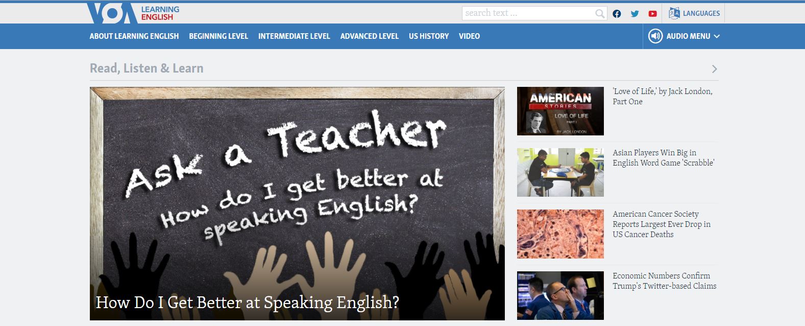 مجموعه پادکست انگلیسی Learning English from Voice of America News
