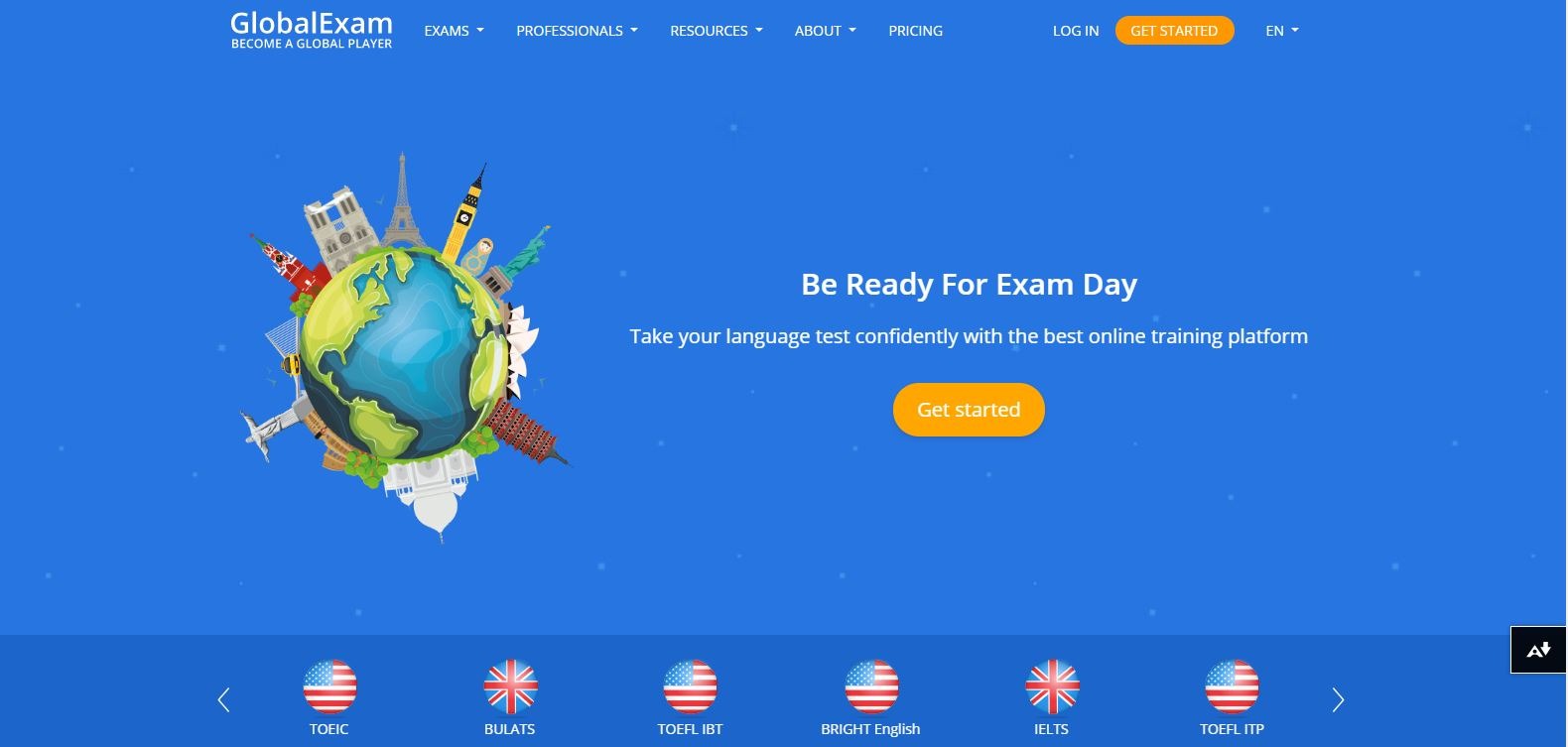 Globalexam (آزمون جهانی) یکی از منابع آزمون اف سی ای