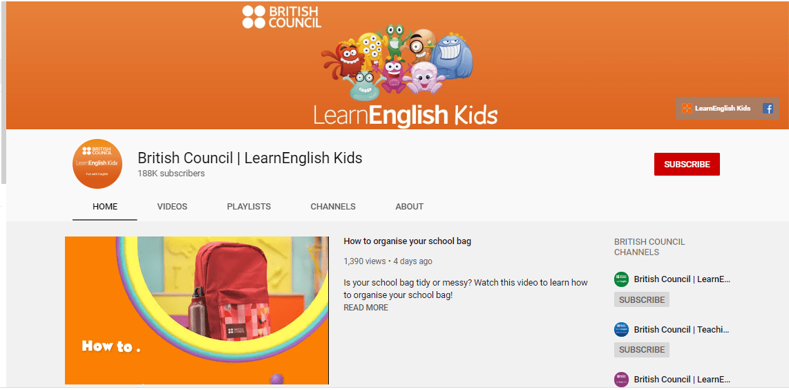 British Council Learn English Kids
