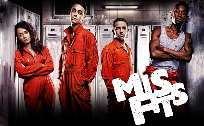 پوستر سریال misfits برای تقویت زبان انگلیسی