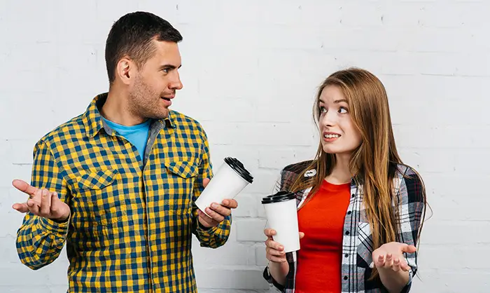 اشتباه کردن در زمان مکالمه- حفظ اعتماد به نفس و ادامه دادن