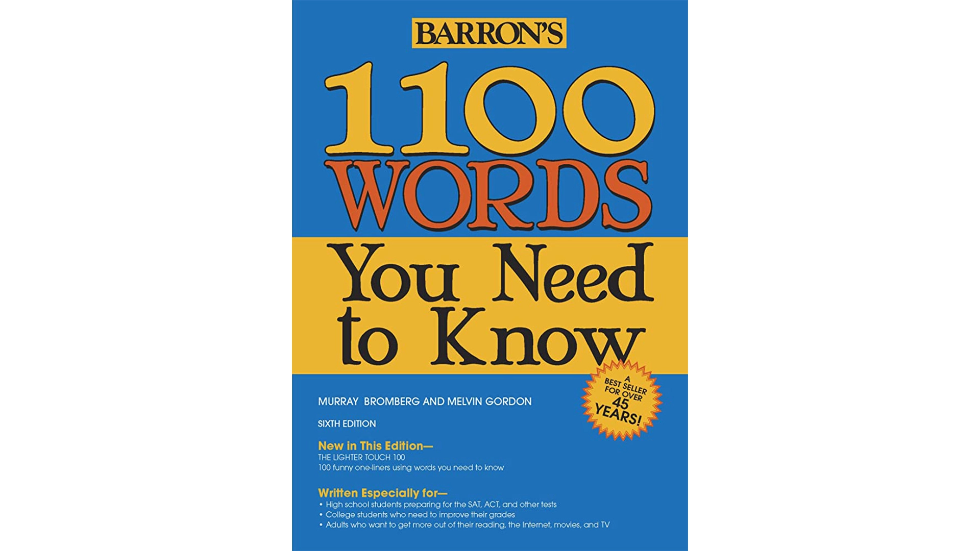 کتاب آموزش لغت انگلیسی 1100 لغت بارونز