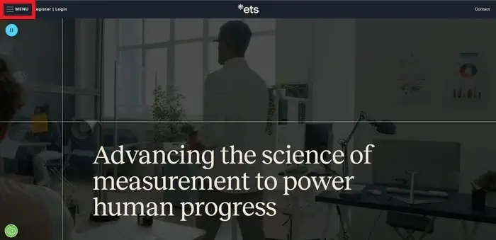 مراحل ثبت نام آزمون تافل-مرحله اول