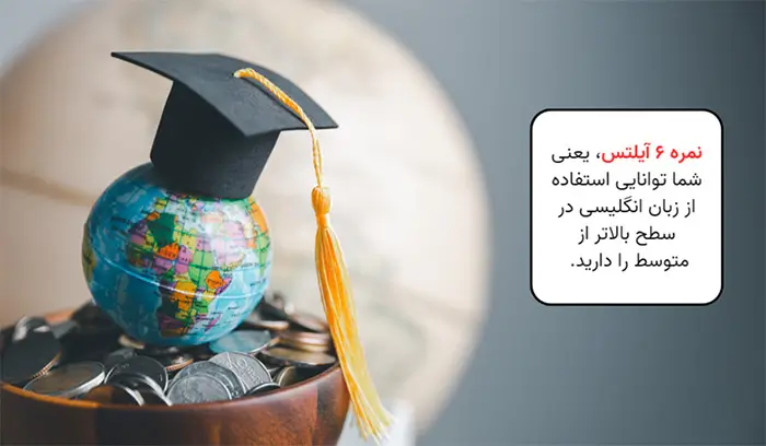 آیلتس ۶ چه معنایی دارد؟