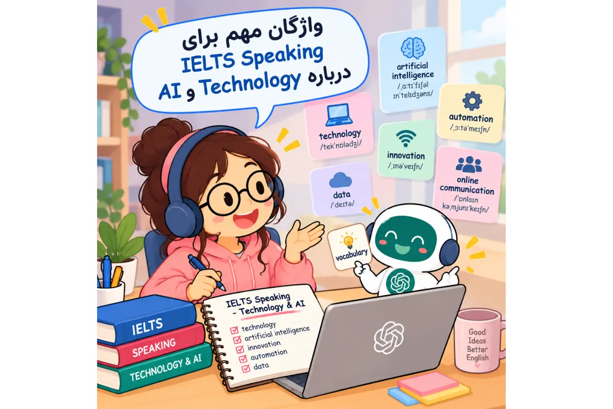 سؤالات اسپیکینگ آیلتس درباره تکنولوژی و هوش مصنوعی؛ نمونه سؤال و جواب
