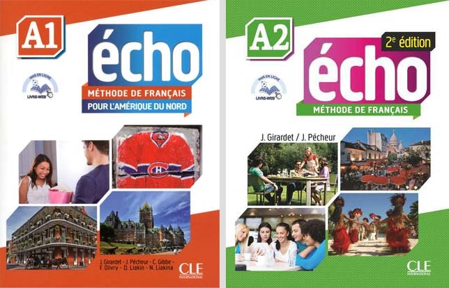 کتاب آموزش زبان فرانسه ÉCHO a1 و a2